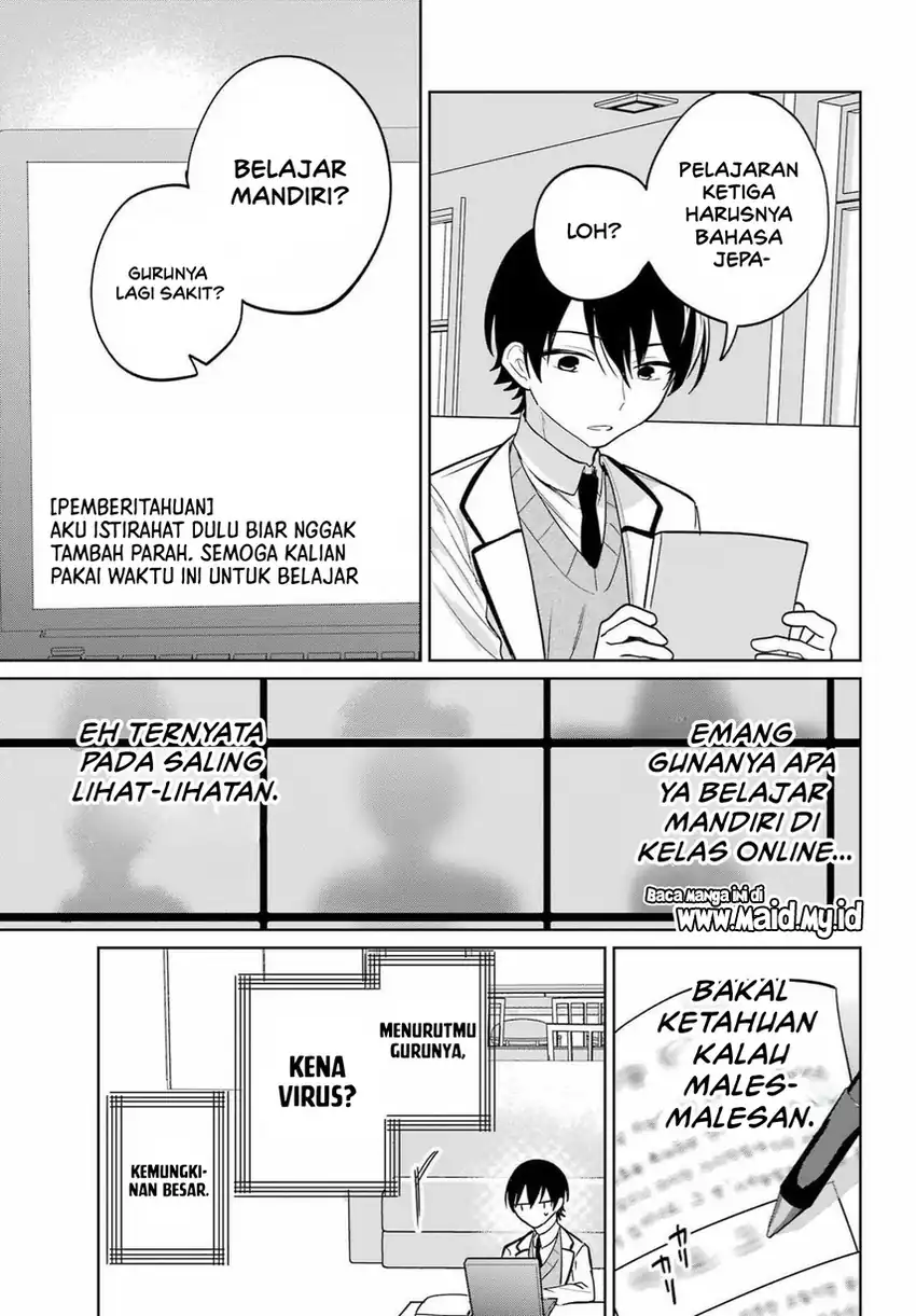 Remote Jugyou ni Nattara Class 1 no Bishoujo to Doukyo Suru Koto ni Natta chapter 16 halaman 11