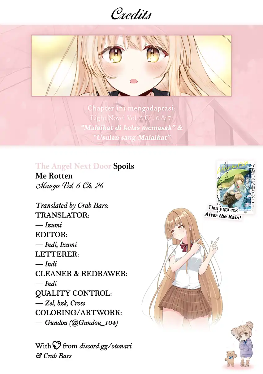 Otonari no Tenshi-sama ni Itsunomanika Dame Ningen ni Sareteita Ken chapter 26.4 halaman 20