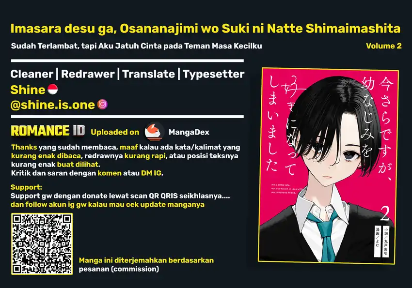 Imasara desu ga, Osananajimi wo Suki ni Natte Shimaimashita chapter 35.2 halaman 11