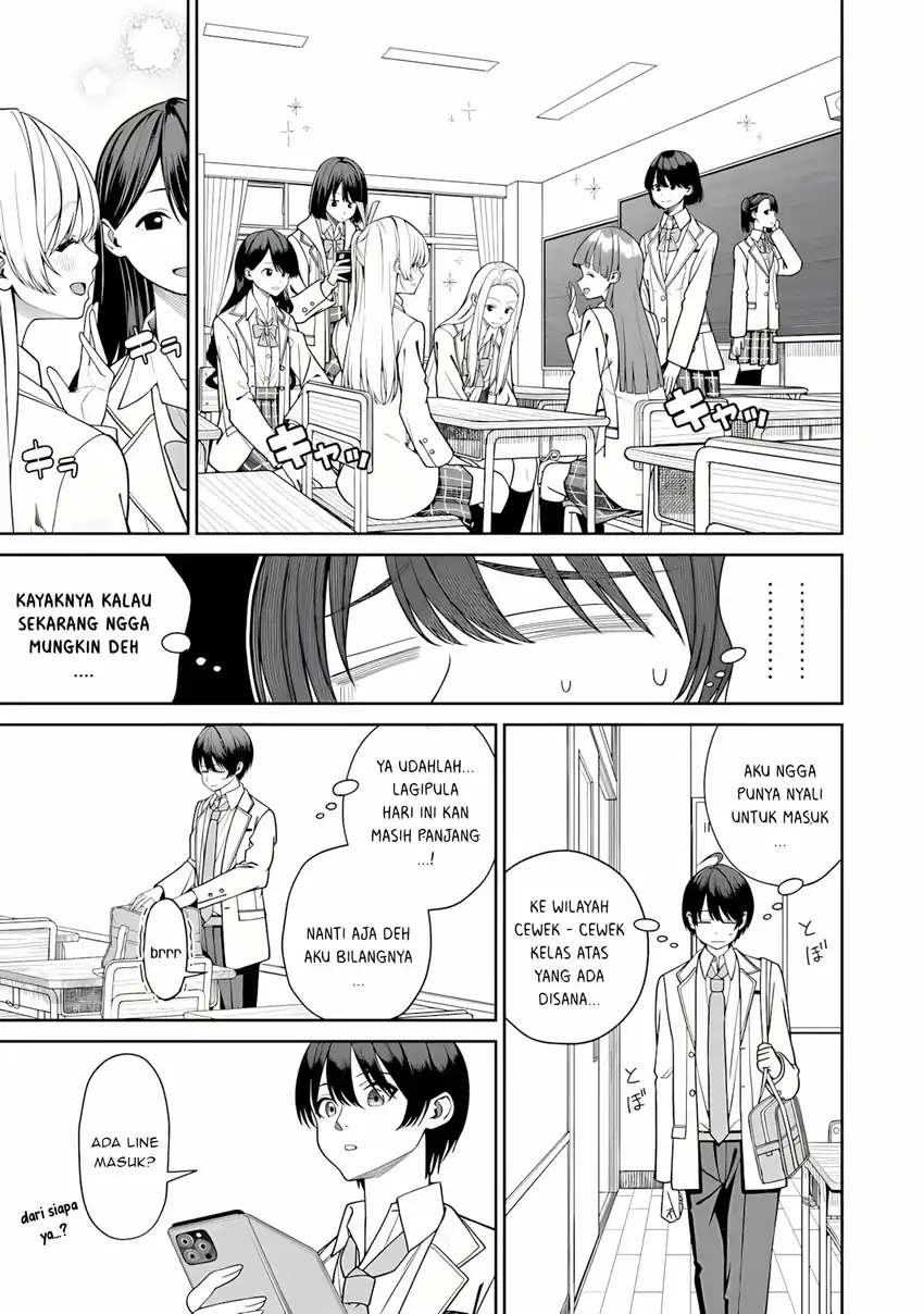 Kanojo ni shitai Joshi Ichii, no Tonari de Mitsuketa Amari-chan chapter 8.1 halaman 4