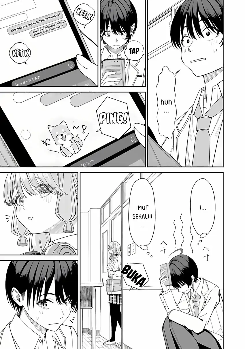 Kanojo ni shitai Joshi Ichii, no Tonari de Mitsuketa Amari-chan chapter 8.1 halaman 6