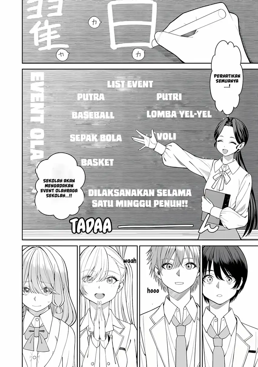 Kanojo ni shitai Joshi Ichii, no Tonari de Mitsuketa Amari-chan chapter 8.1 halaman 9