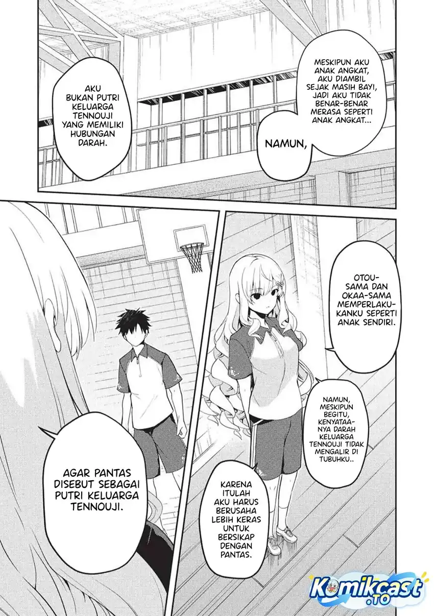 Saijo no Osewa ~Takane no Hana Darakena Meimon Kou de, Gakuin Ichi no Ojou-sama (Seikatsu Noryoku Kaimu) o Kagenagara Osewa suru Koto ni Narimashita~ chapter 35 halaman 4