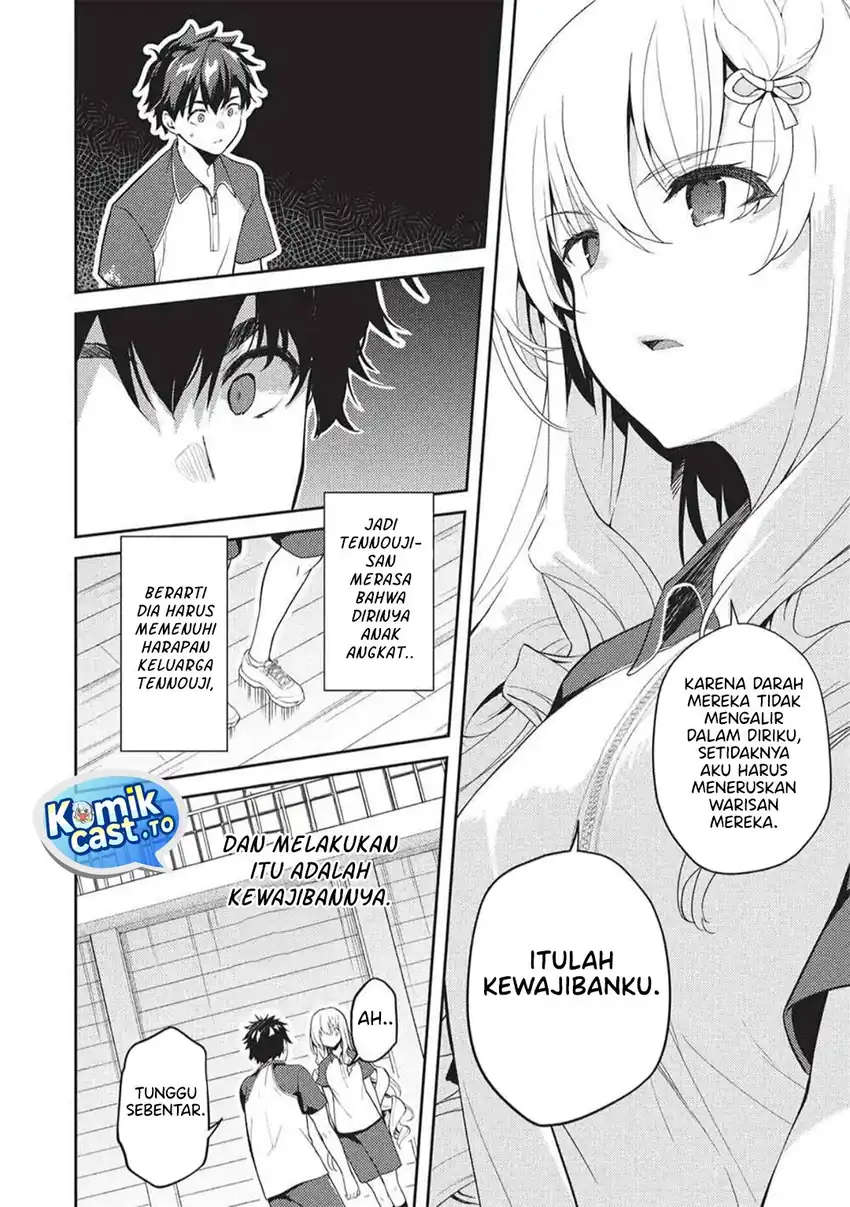 Saijo no Osewa ~Takane no Hana Darakena Meimon Kou de, Gakuin Ichi no Ojou-sama (Seikatsu Noryoku Kaimu) o Kagenagara Osewa suru Koto ni Narimashita~ chapter 35 halaman 5