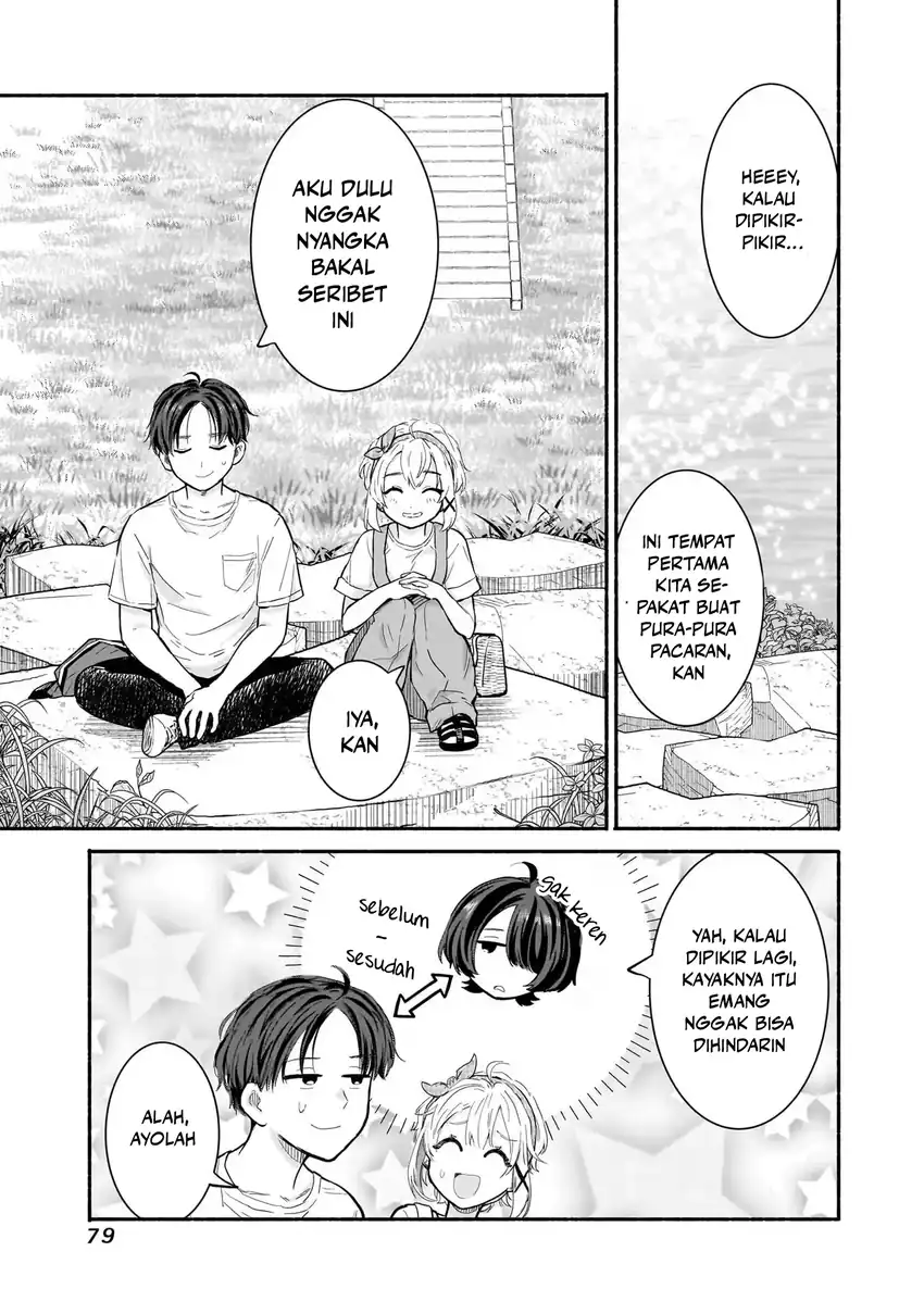 Nee, Mou Isso Tsukiacchau? Osananajimi no Bishoujo ni Tanomarete, Camo Kareshi Hajimemashita chapter 19 halaman 12