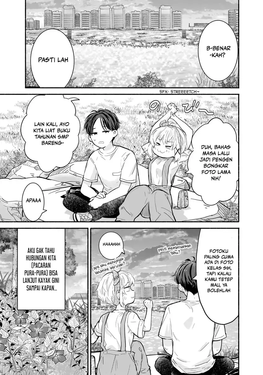 Nee, Mou Isso Tsukiacchau? Osananajimi no Bishoujo ni Tanomarete, Camo Kareshi Hajimemashita chapter 19 halaman 22