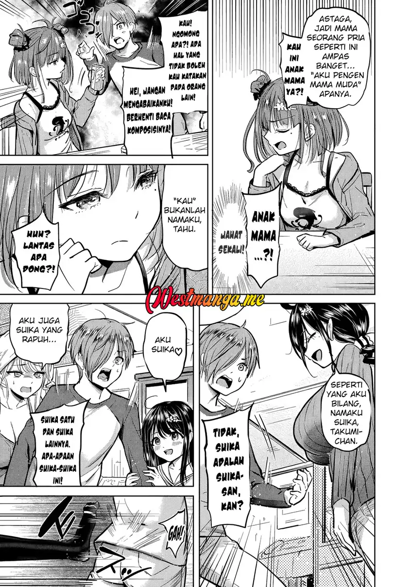 Yonin no Mama no Sei de Ore no Rabukome ga Mama Naranai chapter 2 halaman 9