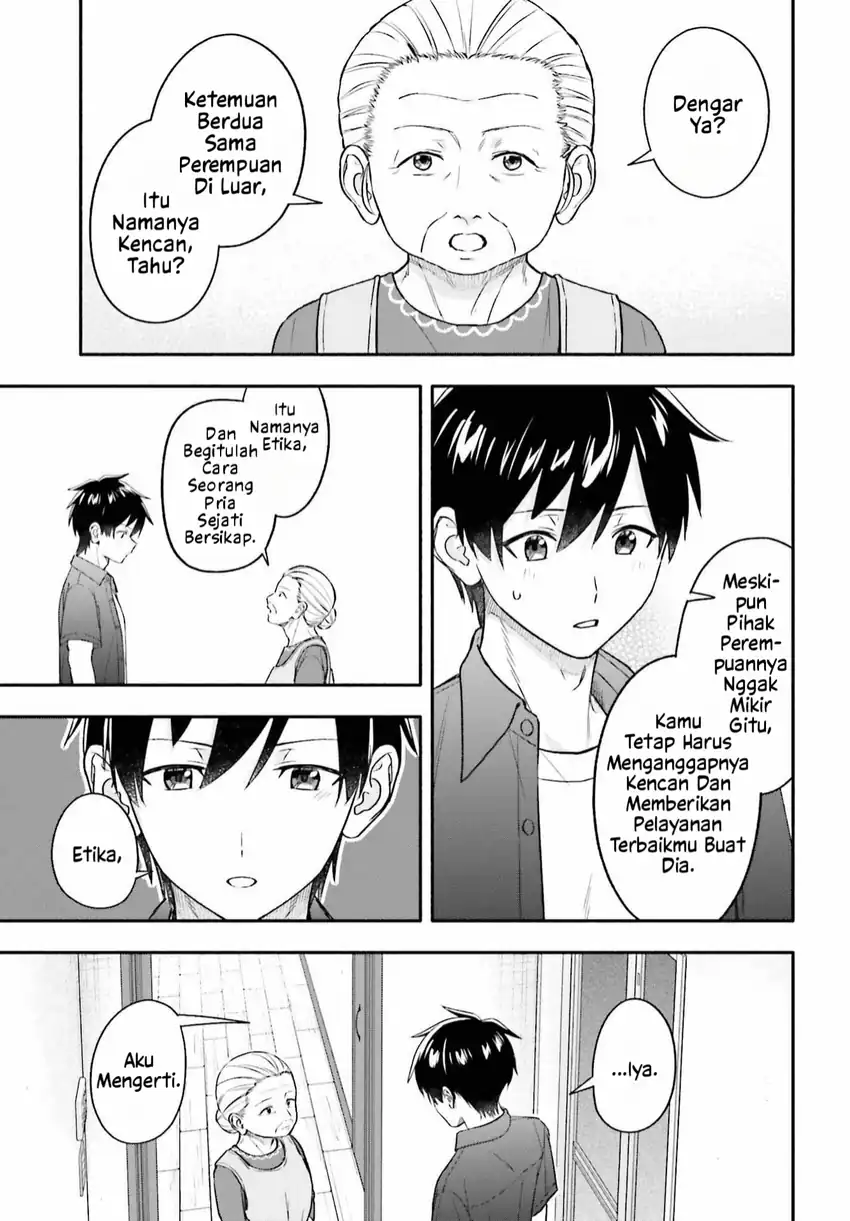 Kajidaikou no Arbeit wo Hajimetara Gakuen Ichi no Bishoujo no Kazoku ni Kiniirarechaimashita chapter 13.1 halaman 5
