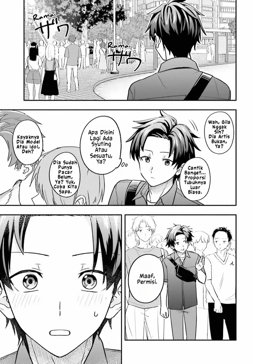Kajidaikou no Arbeit wo Hajimetara Gakuen Ichi no Bishoujo no Kazoku ni Kiniirarechaimashita chapter 13.1 halaman 9