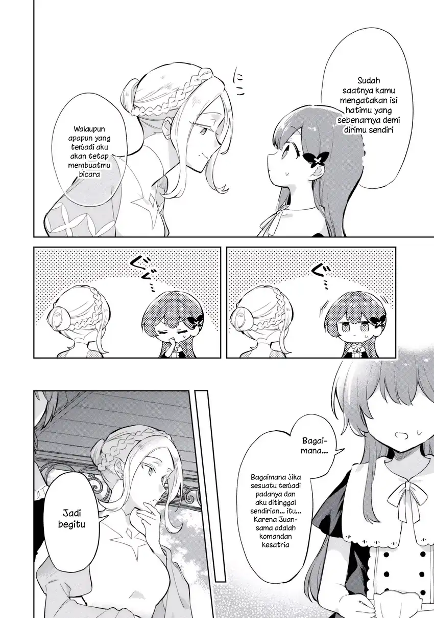 Kodomo Atsukai Shinaide Kudasai!: Youjoka Shichatta Kanpeki Shukujo wa, Kishi Danchou ni Amayakasareru chapter 6 halaman 18