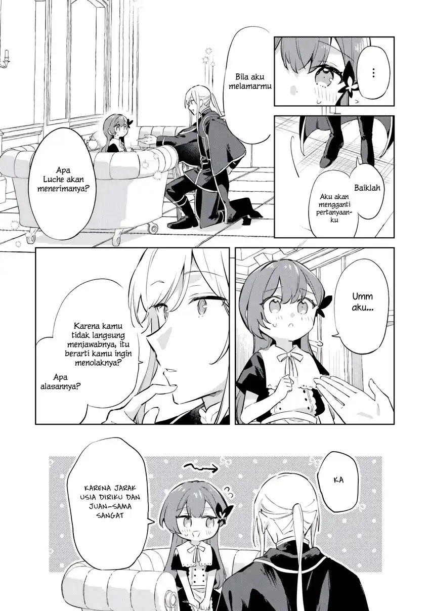 Kodomo Atsukai Shinaide Kudasai!: Youjoka Shichatta Kanpeki Shukujo wa, Kishi Danchou ni Amayakasareru chapter 7 halaman 15