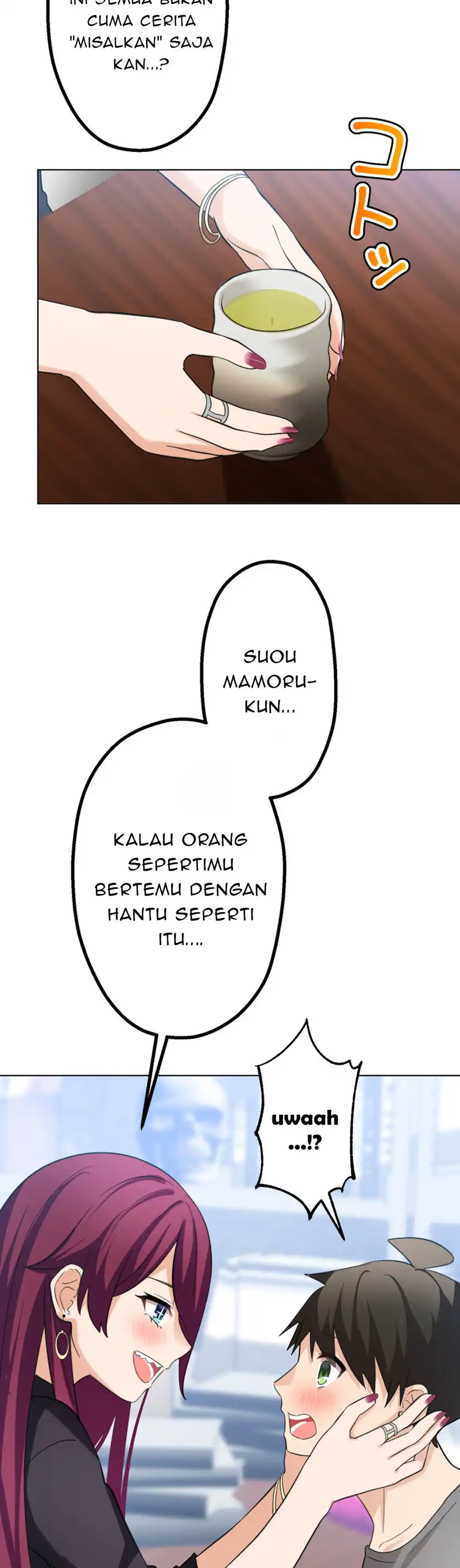 Mendokusai yūrei desu ga, watashi to koi shite kuremasu ka? chapter 15 halaman 14