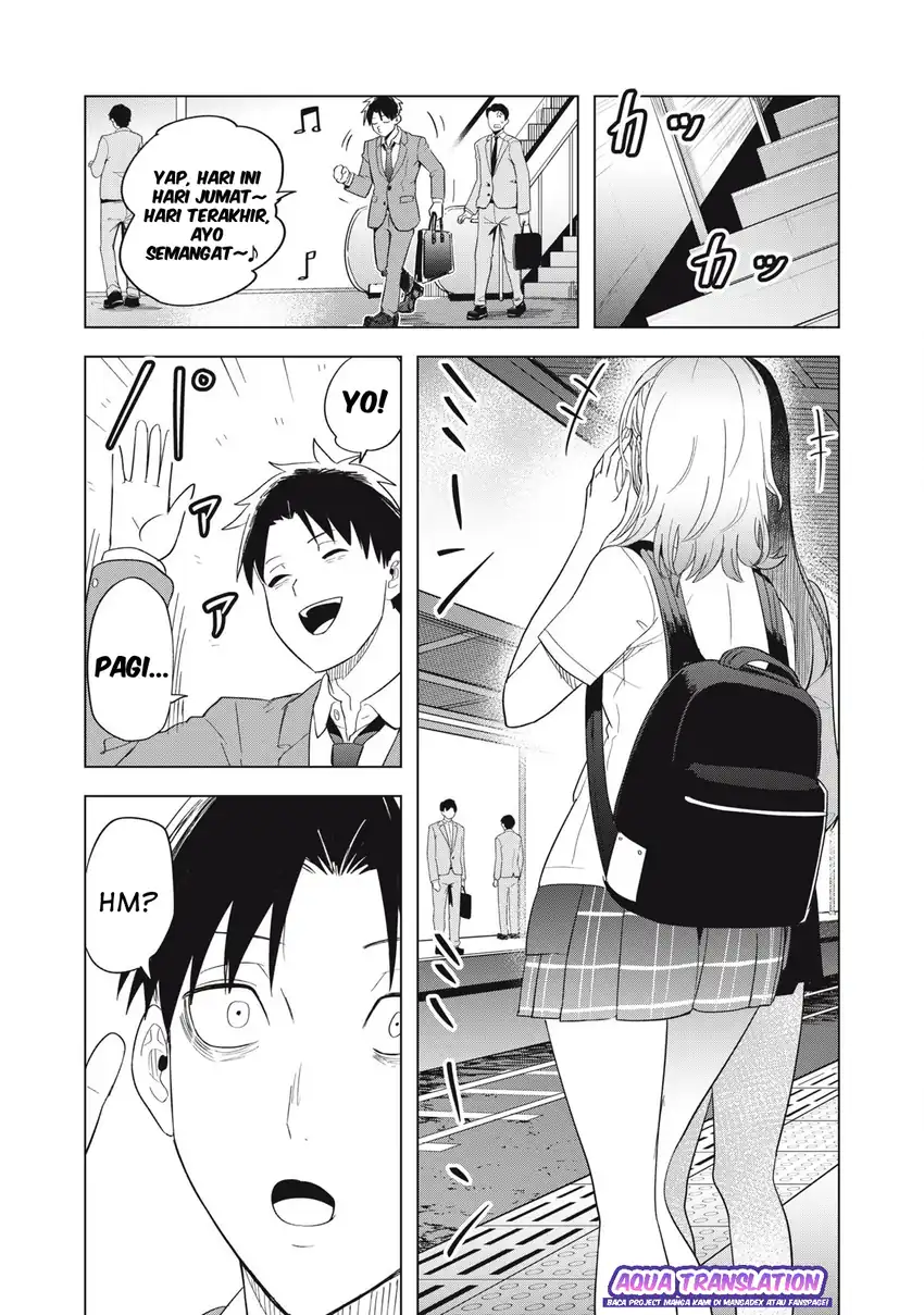 Asa no Tsuukin Densha de, Yatara to Hanashikakete Kuru Joshikousei chapter 9 halaman 4