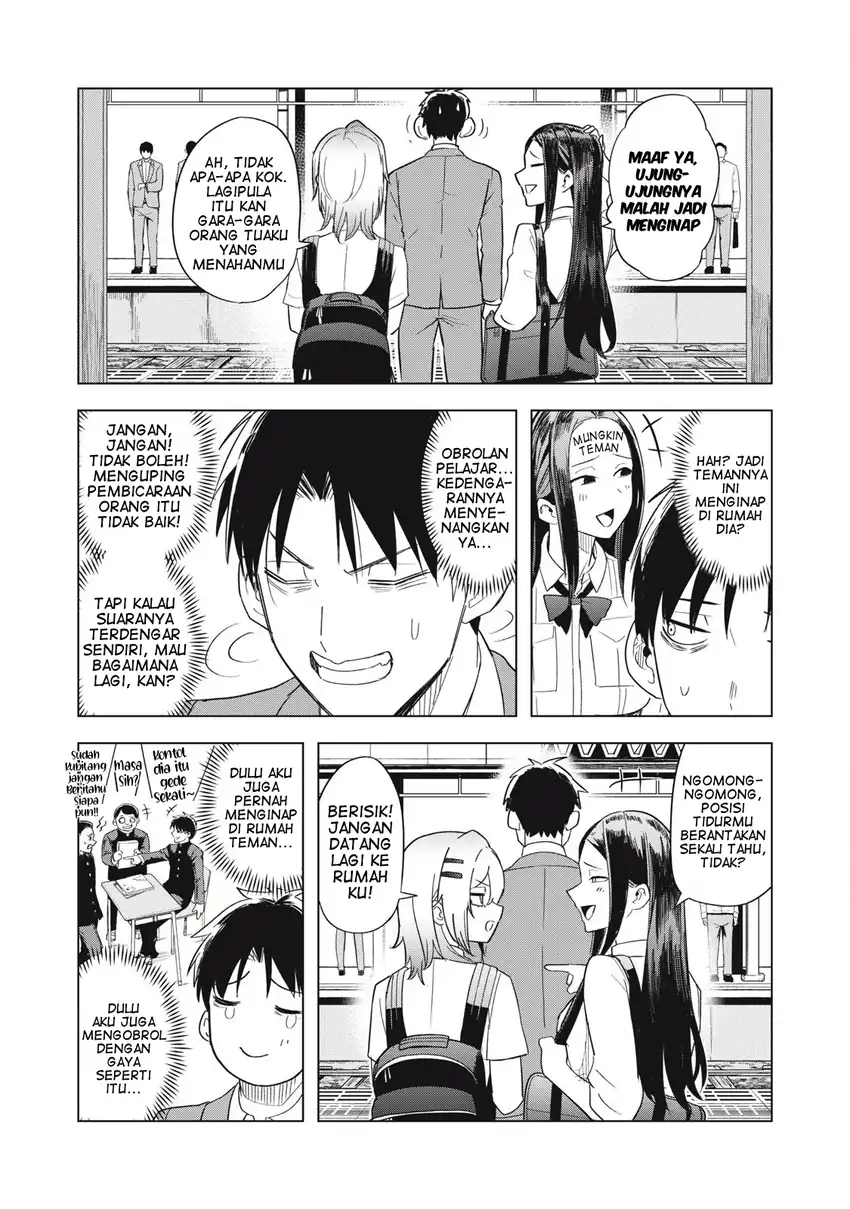 Asa no Tsuukin Densha de, Yatara to Hanashikakete Kuru Joshikousei chapter 9 halaman 8