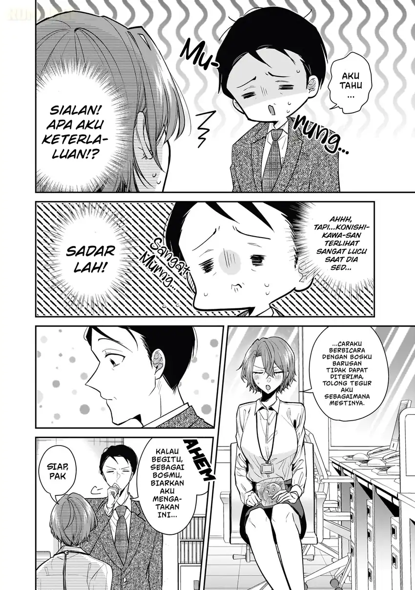 Misato-san wa Amasugi Joushi ni Chotto Kibishii chapter 3 halaman 15