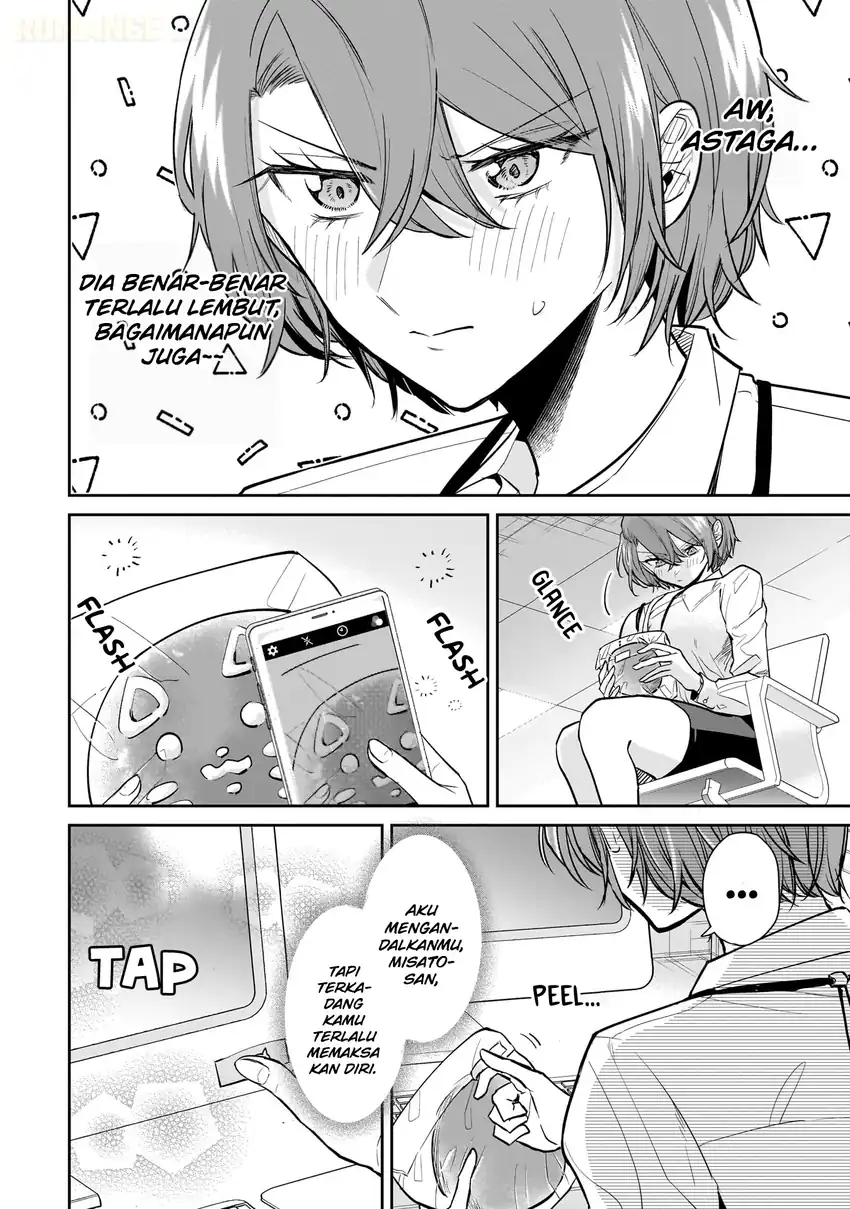 Misato-san wa Amasugi Joushi ni Chotto Kibishii chapter 3 halaman 17