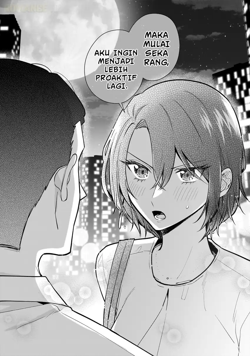 Misato-san wa Amasugi Joushi ni Chotto Kibishii chapter 7 halaman 19