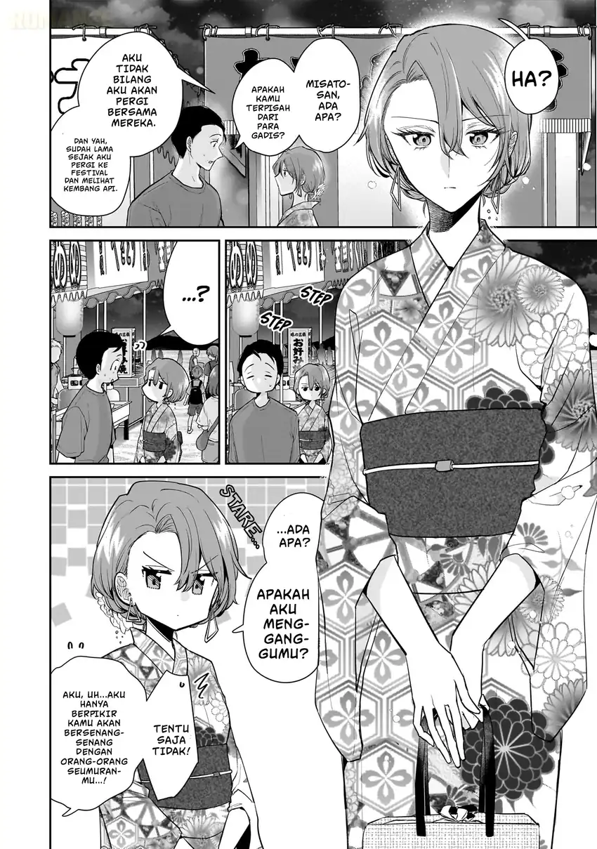 Misato-san wa Amasugi Joushi ni Chotto Kibishii chapter 8 halaman 15