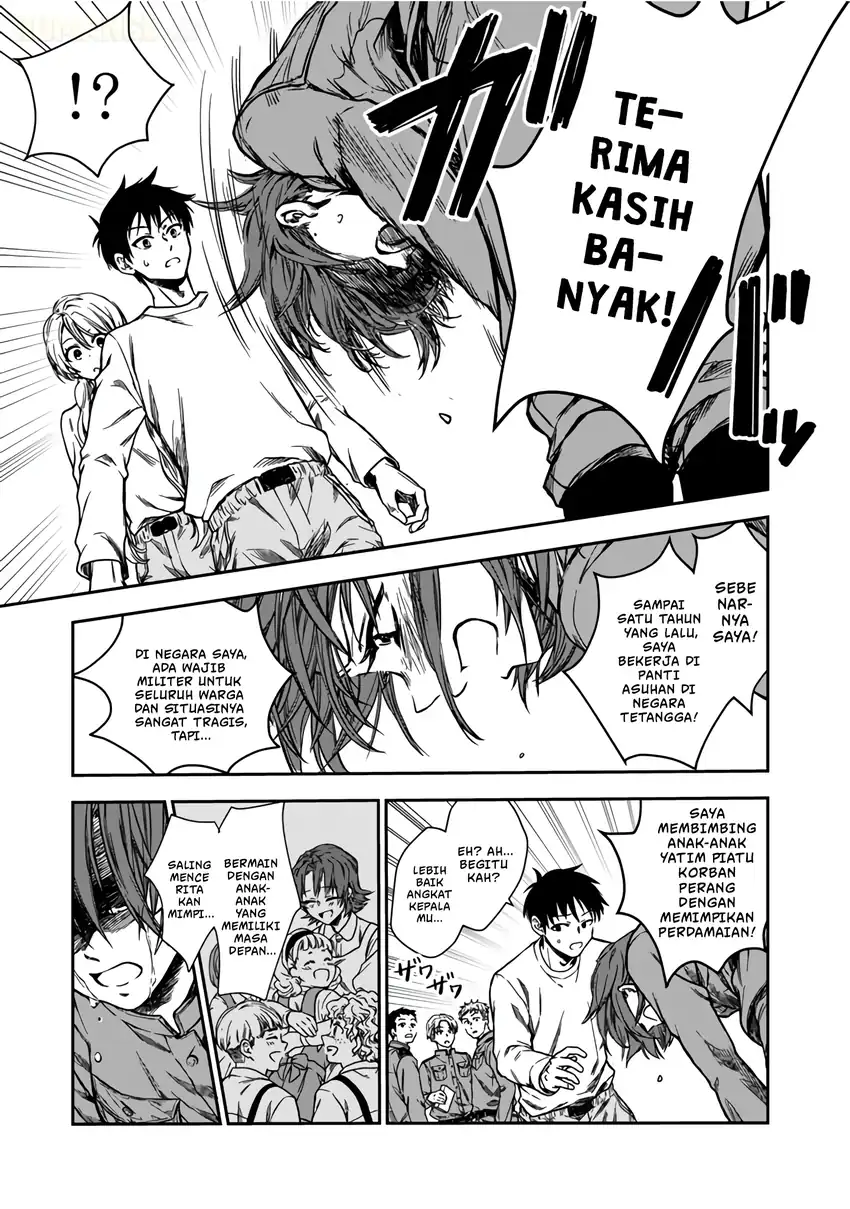 Senchi Kara Kaette kita Takashi-kun. Futsuu ni Koukou Seikatsu wo Okuritai chapter 1 halaman 13