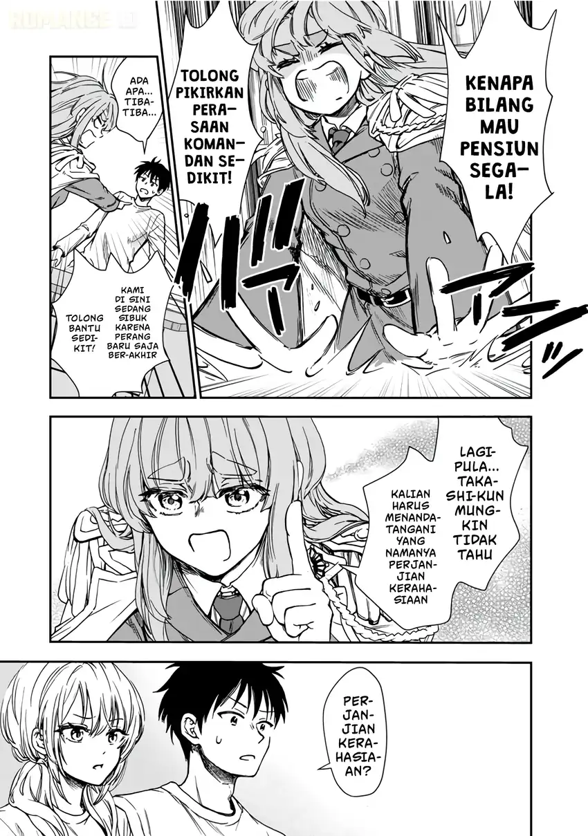 Senchi Kara Kaette kita Takashi-kun. Futsuu ni Koukou Seikatsu wo Okuritai chapter 1 halaman 21