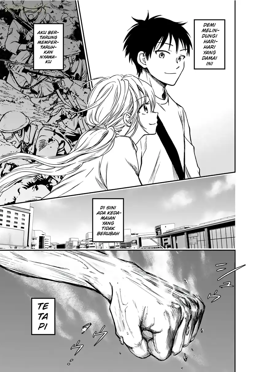 Senchi Kara Kaette kita Takashi-kun. Futsuu ni Koukou Seikatsu wo Okuritai chapter 1 halaman 33