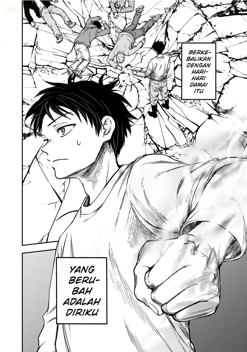Senchi Kara Kaette kita Takashi-kun. Futsuu ni Koukou Seikatsu wo Okuritai chapter 1 halaman 34