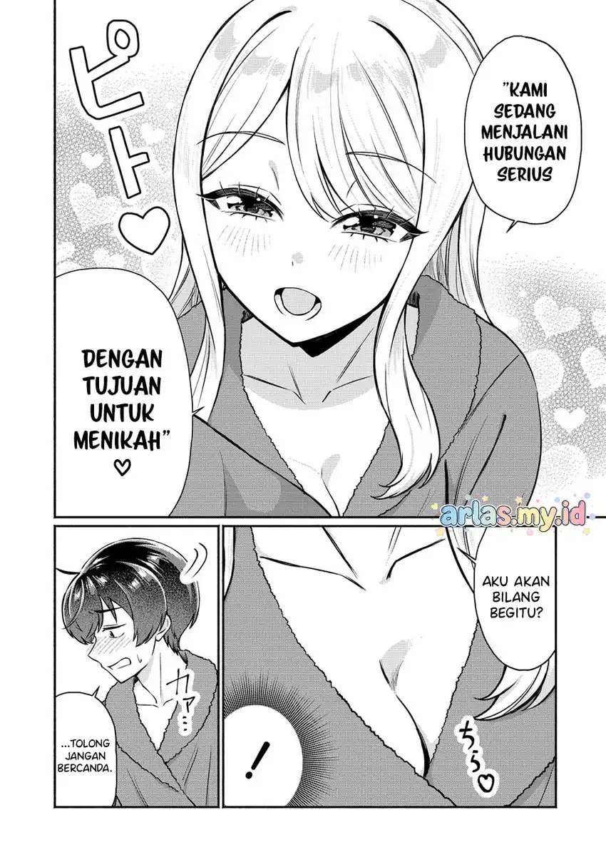 Douyara Ore wa Imadoki Gal na Toshiue Osananajimi kara Gekiomo Kanjou wo Mukerareteiru Rashii chapter 15 halaman 8