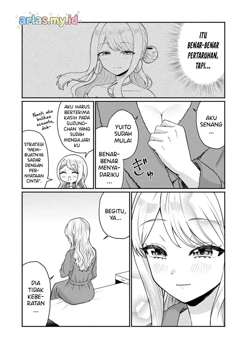 Douyara Ore wa Imadoki Gal na Toshiue Osananajimi kara Gekiomo Kanjou wo Mukerareteiru Rashii chapter 15 halaman 12