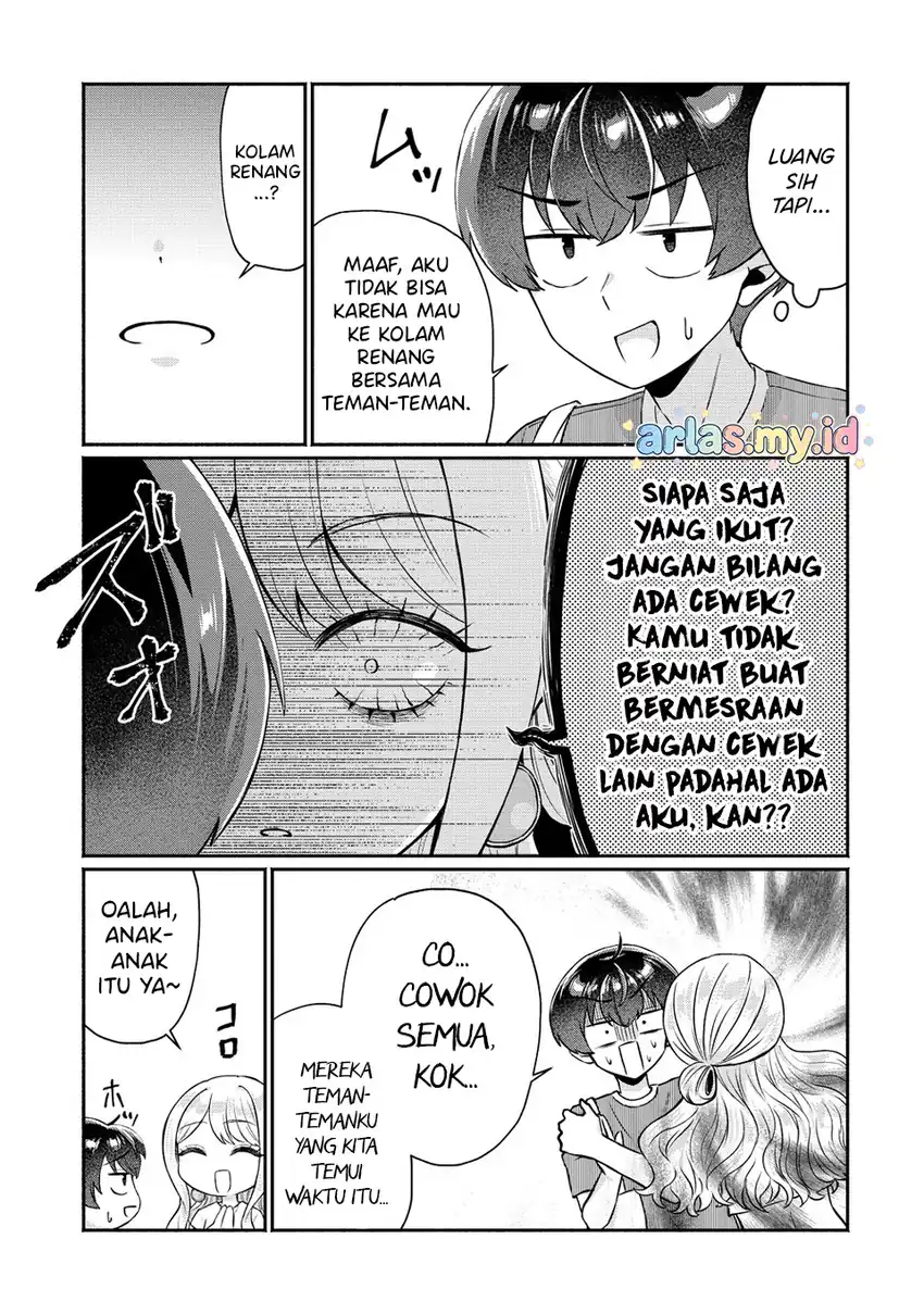 Douyara Ore wa Imadoki Gal na Toshiue Osananajimi kara Gekiomo Kanjou wo Mukerareteiru Rashii chapter 15 halaman 18
