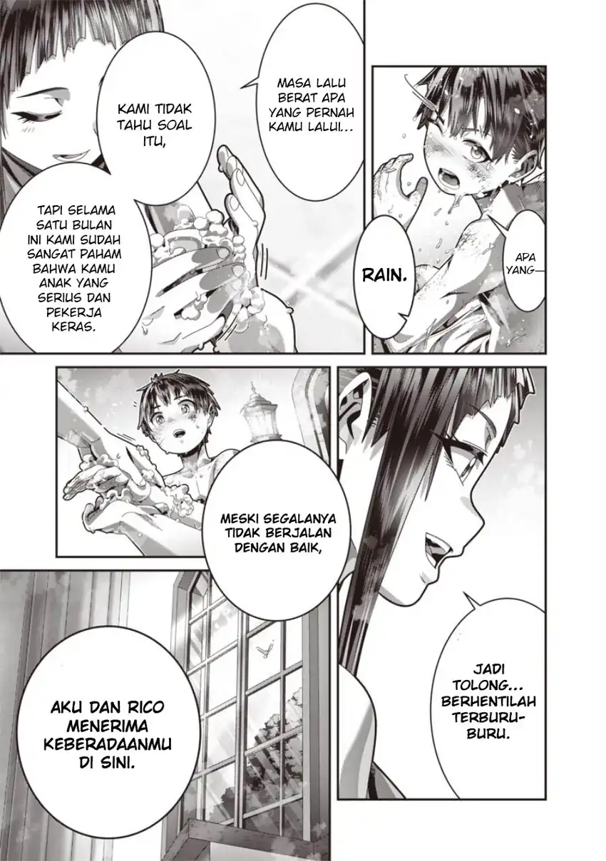Saikyou no Kensei to Kenja no moto ni Tenseishita Ore wa Mujikaku Musou suru chapter 2.2 halaman 13