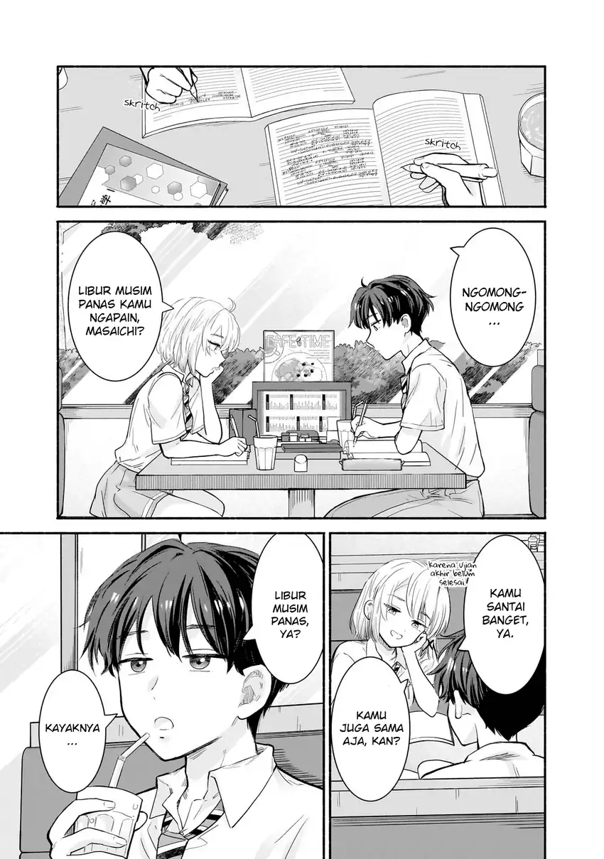 Nee, Mou Isso Tsukiacchau? Osananajimi no Bishoujo ni Tanomarete, Camo Kareshi Hajimemashita chapter 23 halaman 8