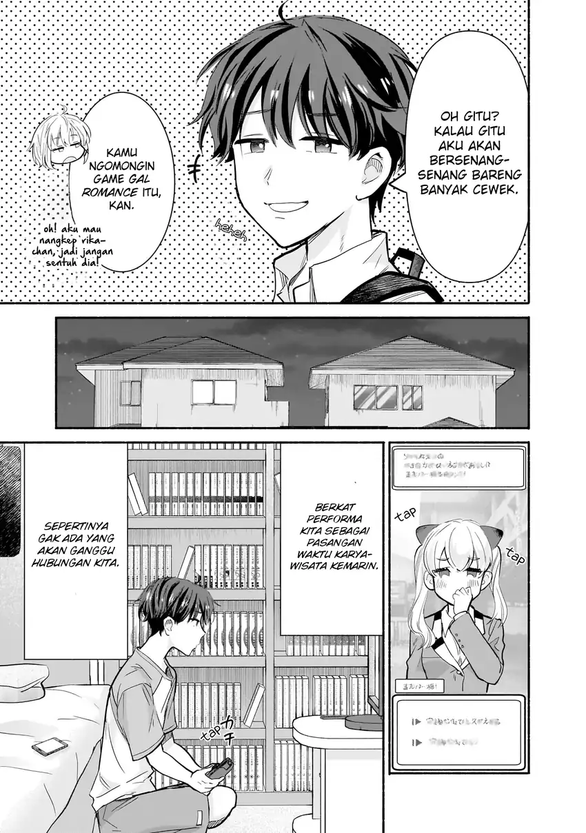 Nee, Mou Isso Tsukiacchau? Osananajimi no Bishoujo ni Tanomarete, Camo Kareshi Hajimemashita chapter 24 halaman 6