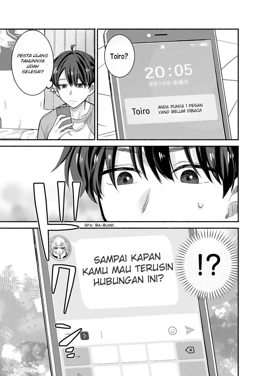 Nee, Mou Isso Tsukiacchau? Osananajimi no Bishoujo ni Tanomarete, Camo Kareshi Hajimemashita chapter 24 halaman 8