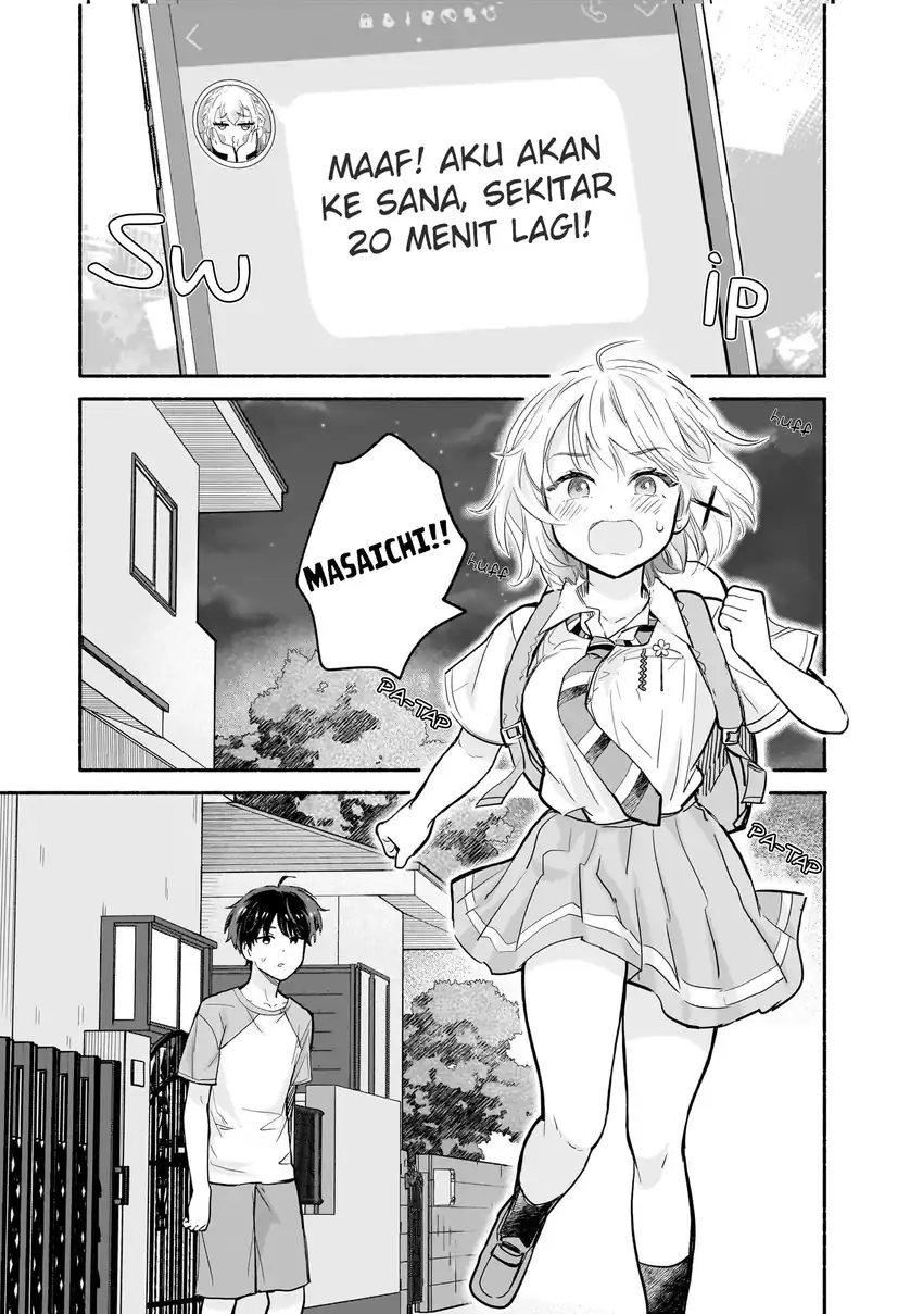 Nee, Mou Isso Tsukiacchau? Osananajimi no Bishoujo ni Tanomarete, Camo Kareshi Hajimemashita chapter 24 halaman 10