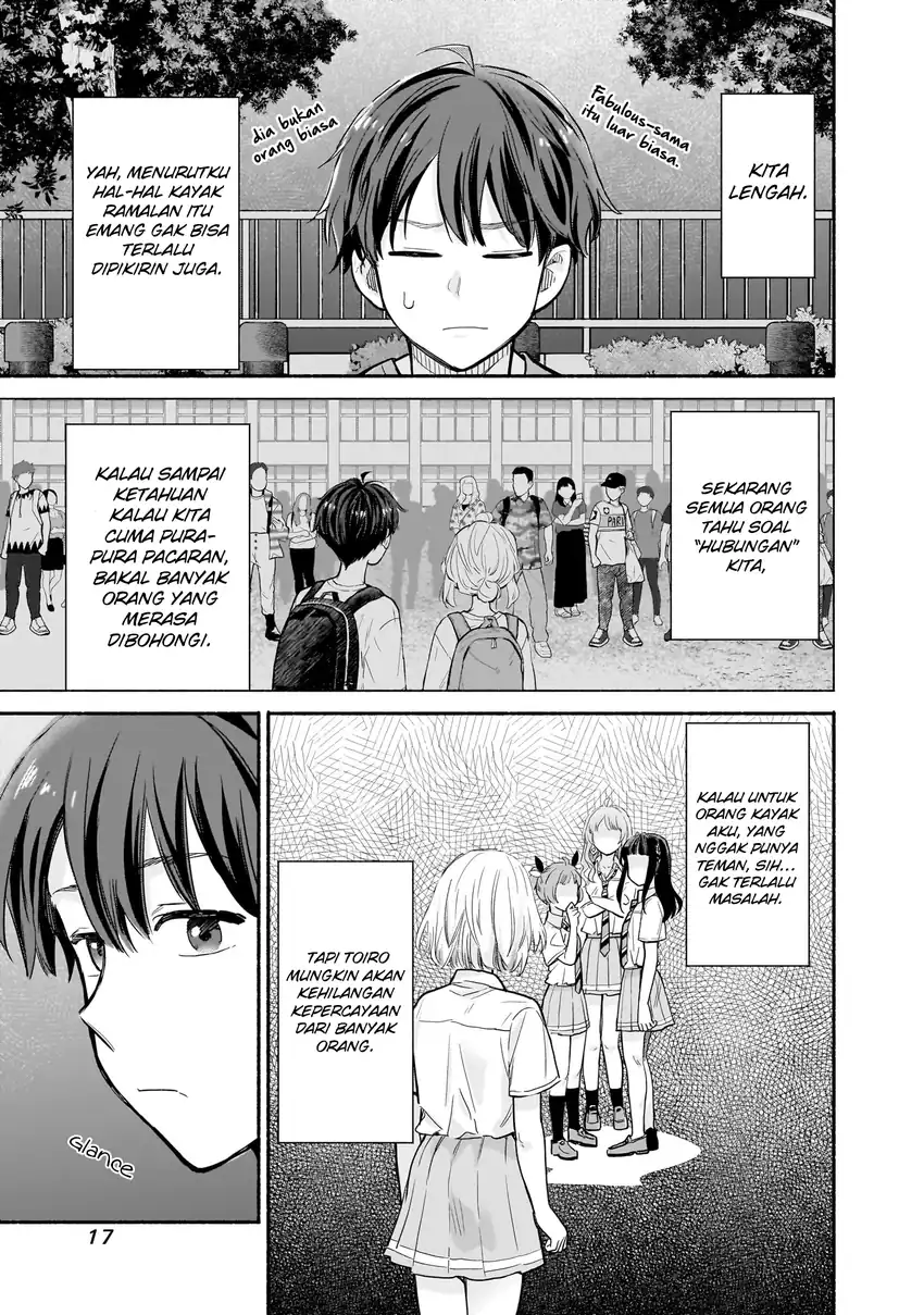 Nee, Mou Isso Tsukiacchau? Osananajimi no Bishoujo ni Tanomarete, Camo Kareshi Hajimemashita chapter 24 halaman 16