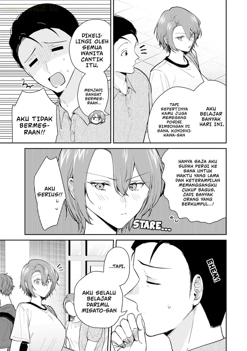 Misato-san wa Amasugi Joushi ni Chotto Kibishii chapter 11 halaman 14