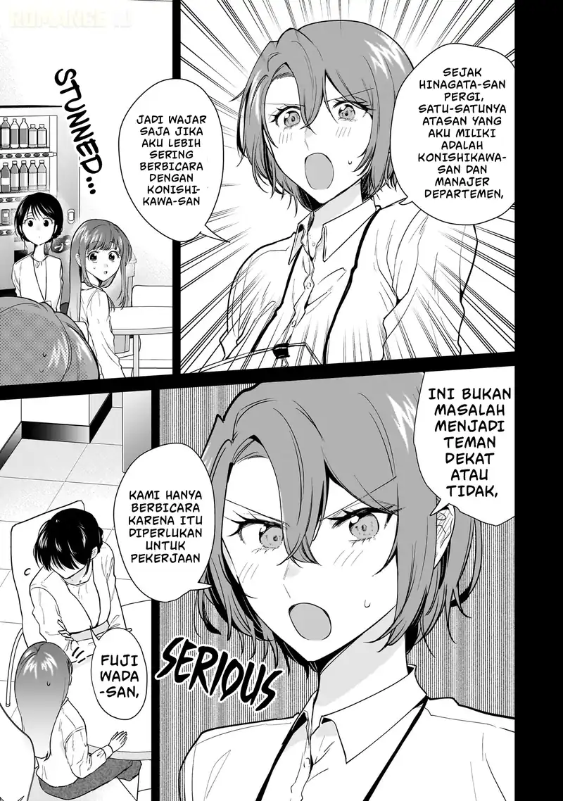 Misato-san wa Amasugi Joushi ni Chotto Kibishii chapter 14 halaman 8