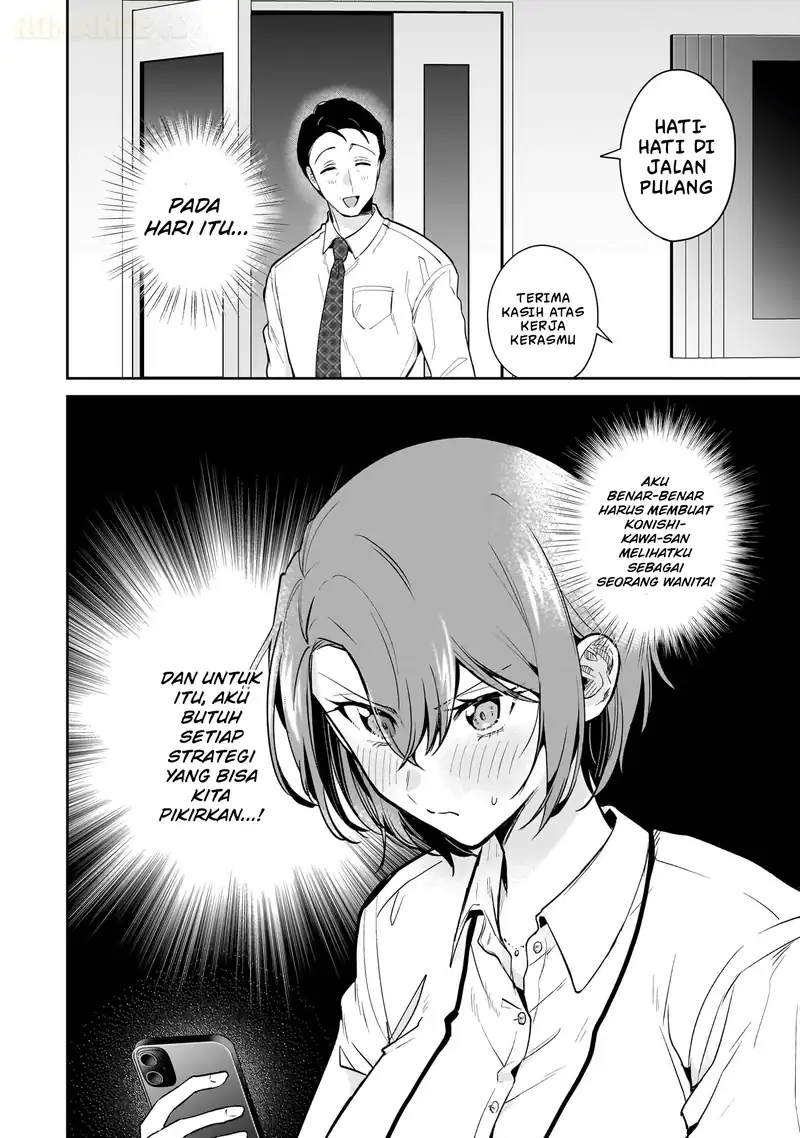 Misato-san wa Amasugi Joushi ni Chotto Kibishii chapter 14 halaman 21
