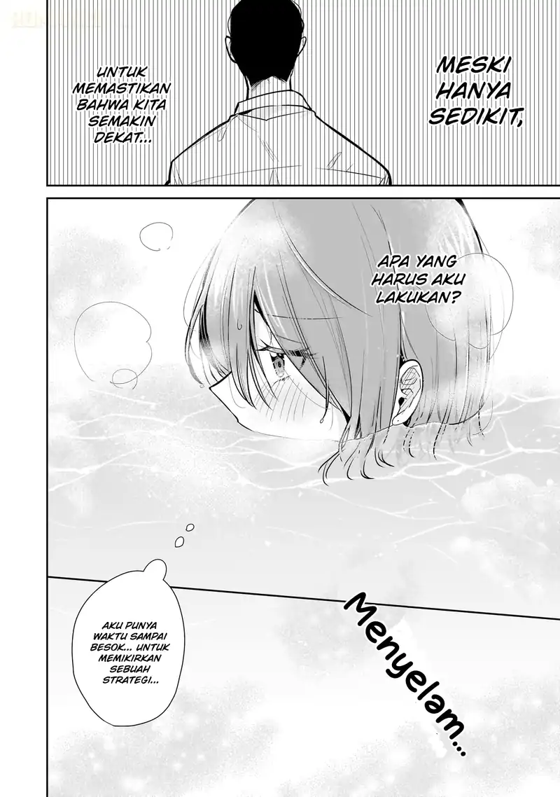 Misato-san wa Amasugi Joushi ni Chotto Kibishii chapter 15 halaman 21