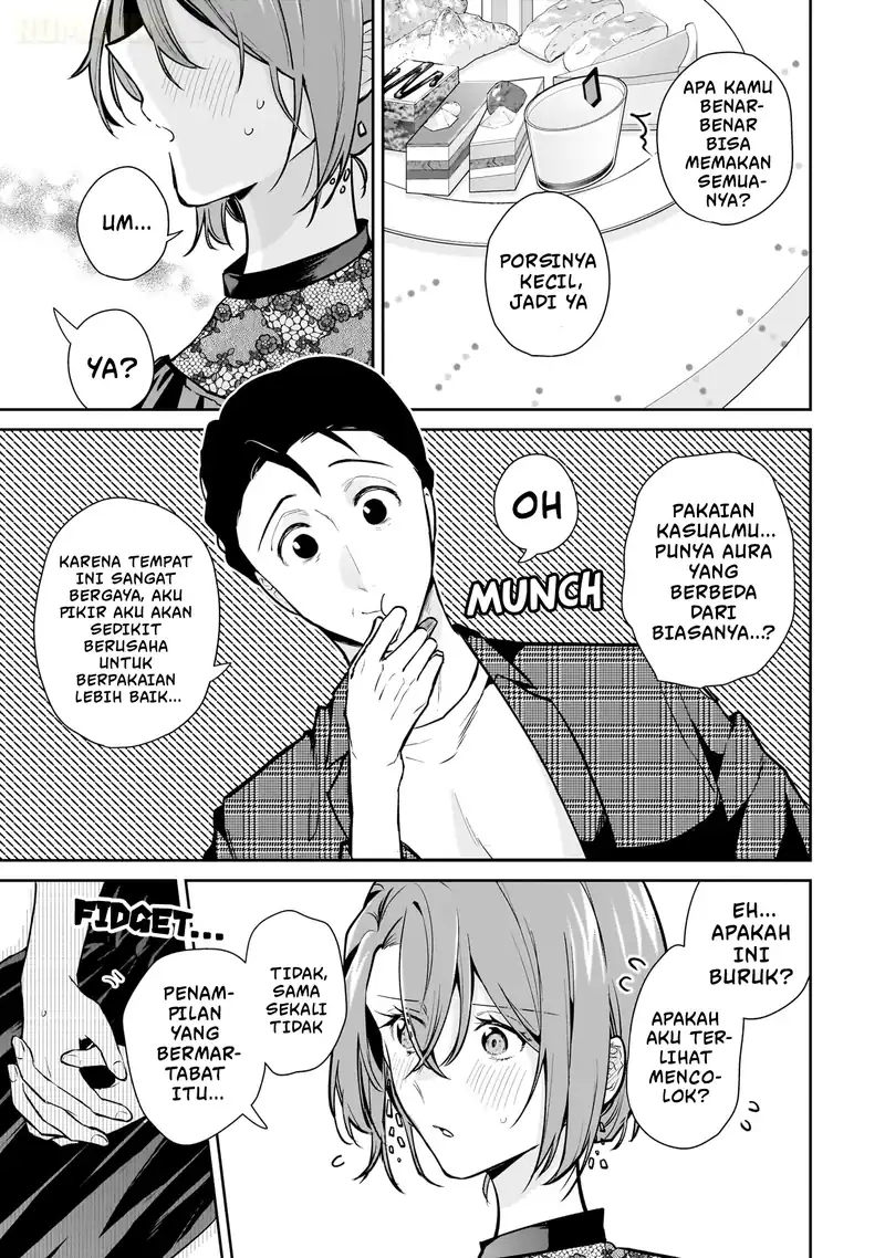 Misato-san wa Amasugi Joushi ni Chotto Kibishii chapter 16 halaman 8