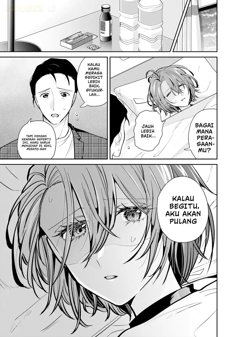Misato-san wa Amasugi Joushi ni Chotto Kibishii chapter 16 halaman 18