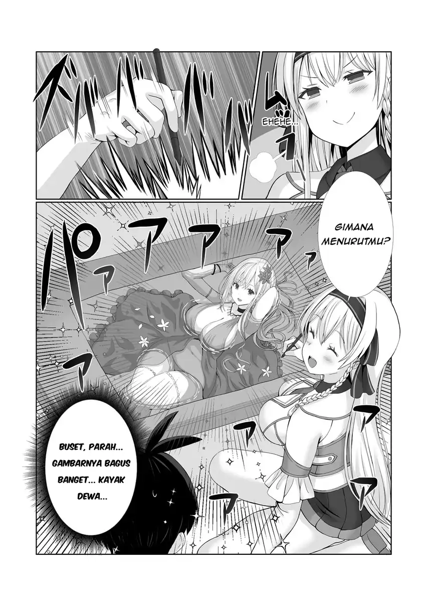 Kaita Mono o Jittaika Suru Nouryoku de Motenai Ore ga Harem Seikatsu chapter 2 halaman 5