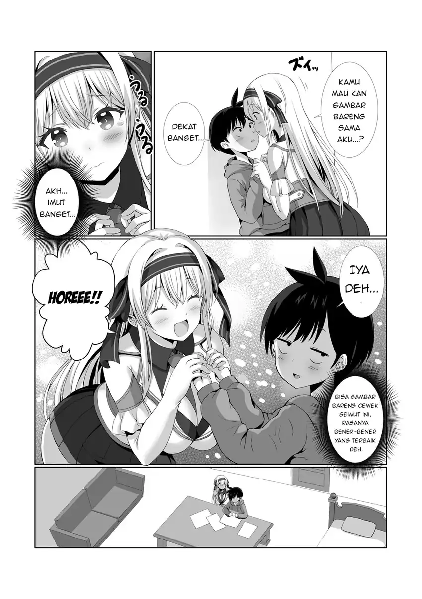 Kaita Mono o Jittaika Suru Nouryoku de Motenai Ore ga Harem Seikatsu chapter 2 halaman 6