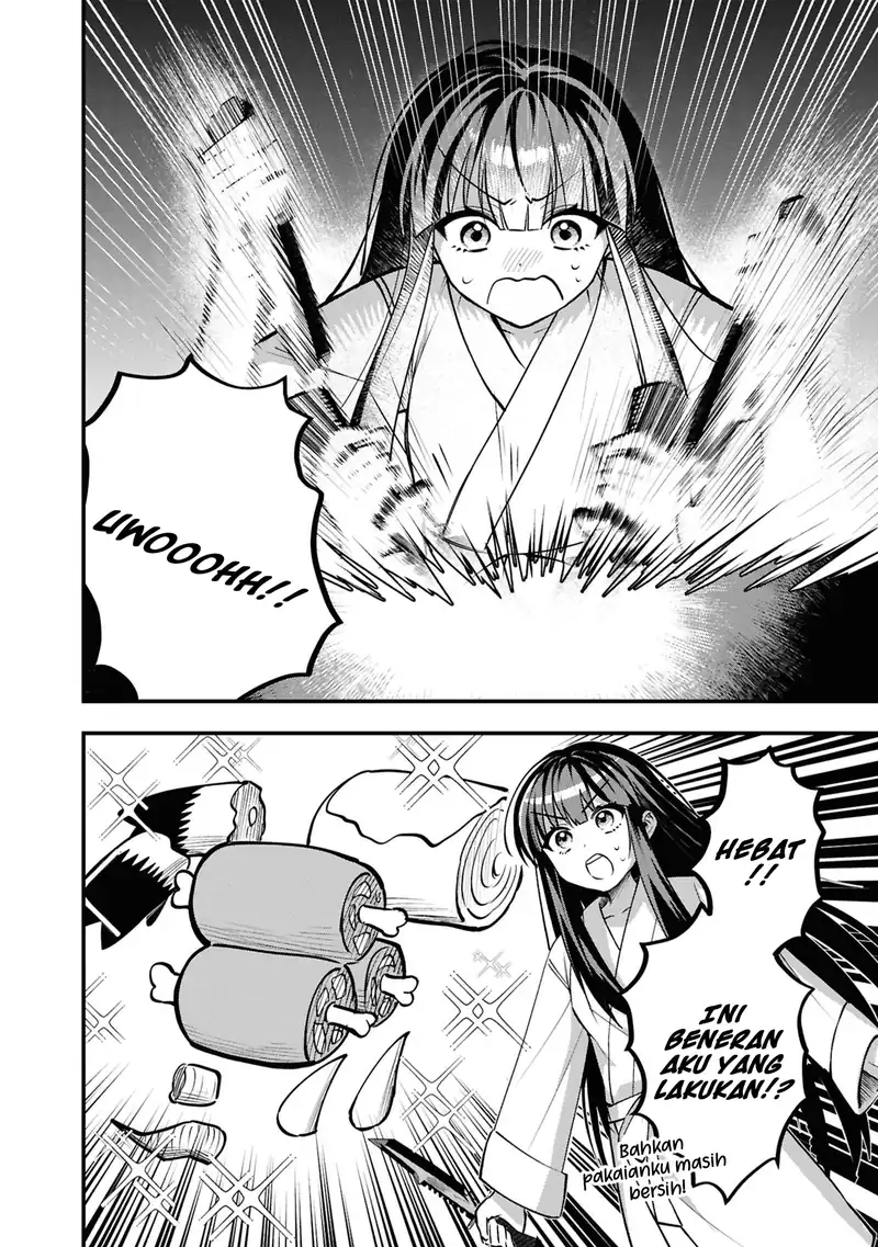 Doumo, Butsuyoku no Seijo desu ~Musou Skill -Clear Houshuu- de Seidai ni Kanchigai Saremashita~ chapter 4 halaman 7