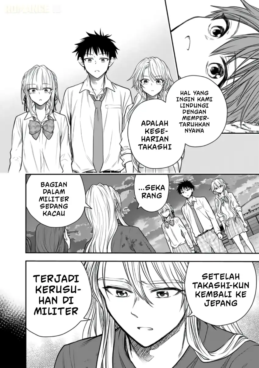 Senchi Kara Kaette kita Takashi-kun. Futsuu ni Koukou Seikatsu wo Okuritai chapter 15 halaman 29