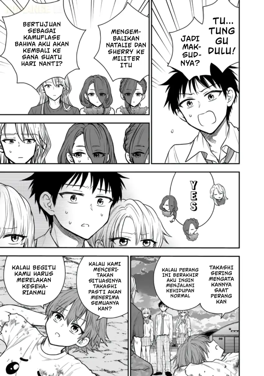 Senchi Kara Kaette kita Takashi-kun. Futsuu ni Koukou Seikatsu wo Okuritai chapter 15 halaman 32