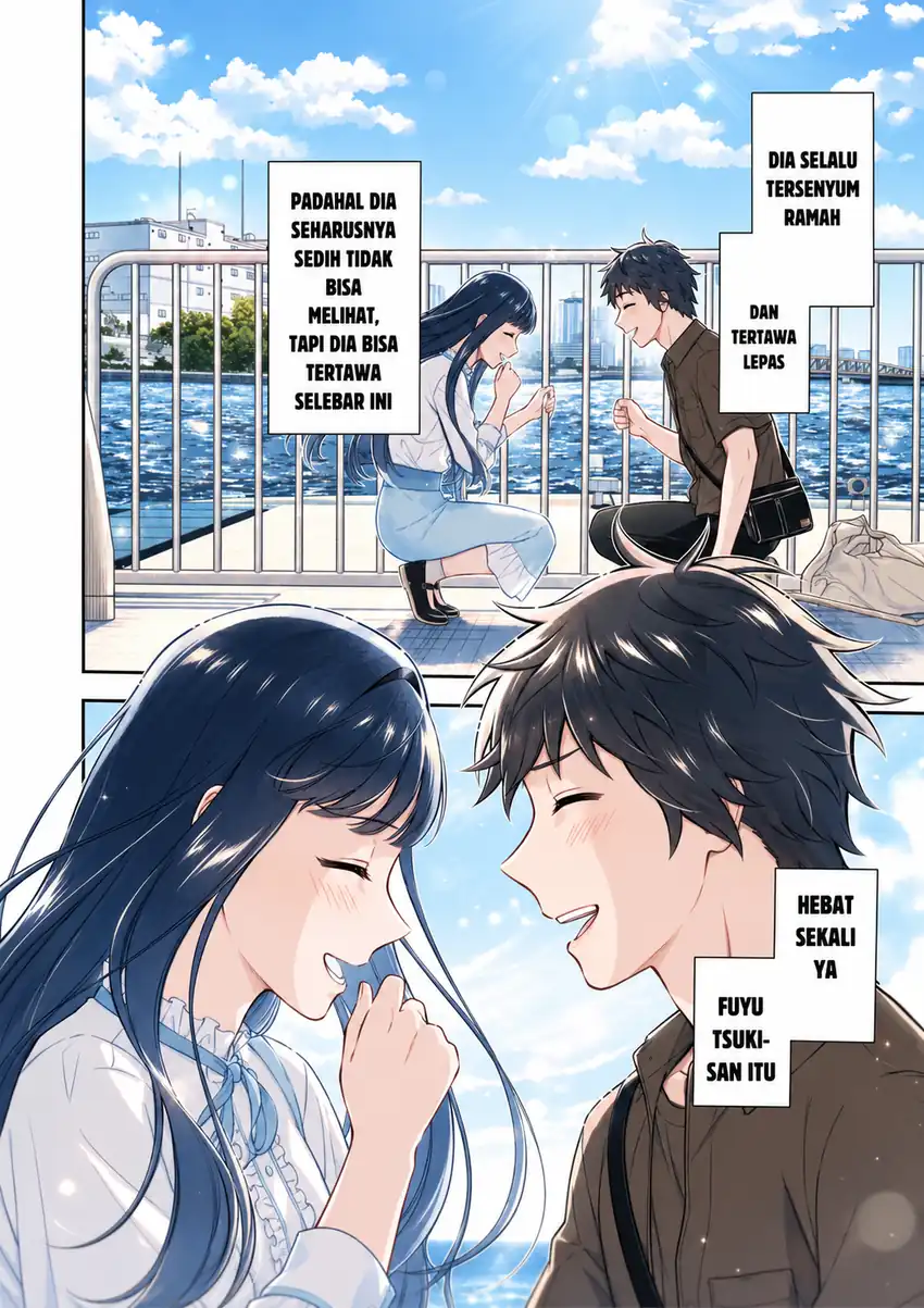 Toumei na Yoru ni Kakeru-kun to, Me ni Mienai Koi wo Shita chapter 5.1 halaman 7