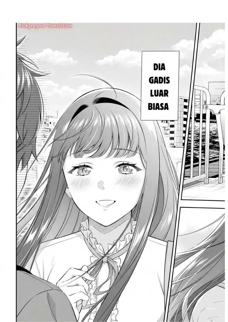 Toumei na Yoru ni Kakeru-kun to, Me ni Mienai Koi wo Shita chapter 5.1 halaman 8