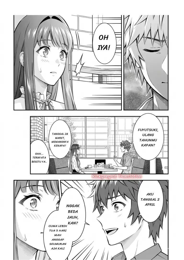 Toumei na Yoru ni Kakeru-kun to, Me ni Mienai Koi wo Shita chapter 5.1 halaman 33