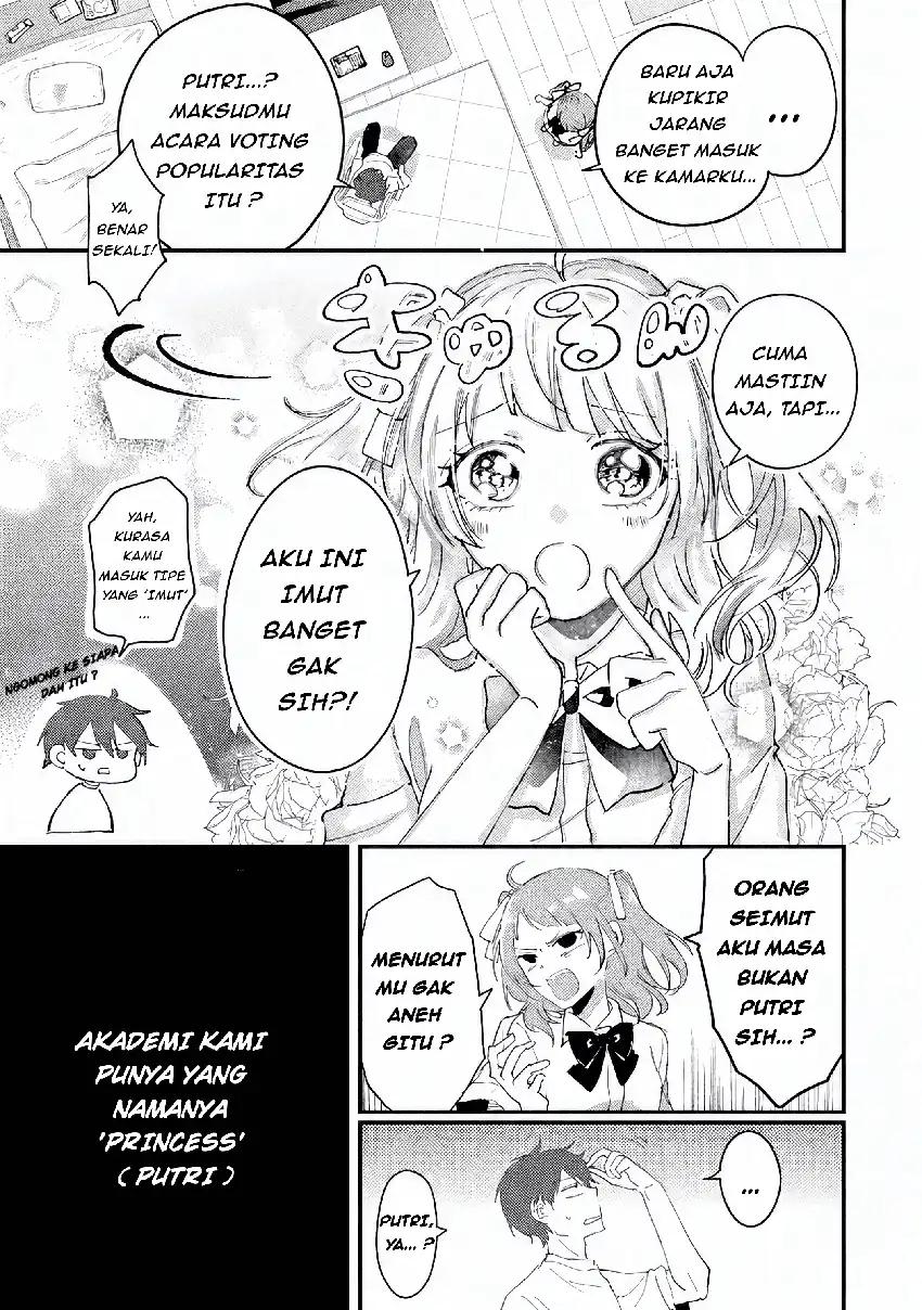 Gakuen no Hime Kouryaku Hajimetara Shuraba ni Natteta Ken chapter 1 halaman 6